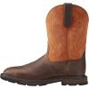 imageAriat Mens Groundbreaker Wide Square Toe Steel Toe Work BootBrownAmber