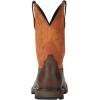 imageAriat Mens Groundbreaker Wide Square Toe Steel Toe Work BootBrownAmber