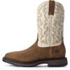 imageAriat Mens Groundbreaker Wide Square Toe Steel Toe Work BootRye BrownCream