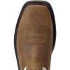 imageAriat Mens Groundbreaker Wide Square Toe Steel Toe Work BootRye BrownCream