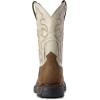 imageAriat Mens Groundbreaker Wide Square Toe Steel Toe Work BootRye BrownCream
