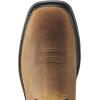 imageAriat Mens WorkHog Wide Square Toe Waterproof Work BootBruin BrownCoffee