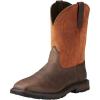 imageAriat Mens Groundbreaker Wide Square Toe Steel Toe Work BootBrownEmber