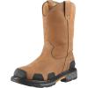 imageAriat Mens Overdrive Pullon Waterproof Composite Toe Work BootDusted Brown