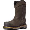 imageAriat Mens Stump Jumper Pullon Waterproof Composite Toe Work BootIron Coffee
