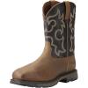 imageAriat Mens Workhog Wide Square Toe Waterproof 400g Composite Toe Work BootRye BrownCoffee