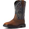 imageAriat Mens Workhog Xt Cottonwood Work BootBrown Oiled RowdyMidnight Blue
