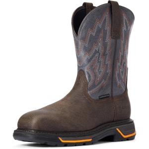 imageAriat Mens Big Rig Composite Toe Work BootIron CoffeeSlate