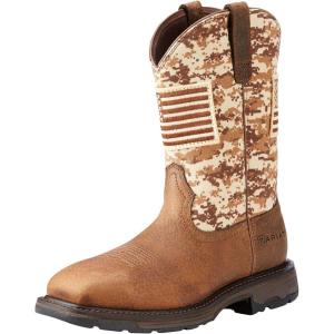 imageAriat Mens Mns Workhog Patriot St EarthSand CamoEarthSand Camo Print