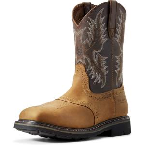 imageAriat Mens Sierra Steel Toe Work BootAged Bark