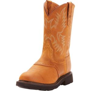 imageAriat Mens Sierra Wide Square Toe Steel Toe Work BootAged Bark