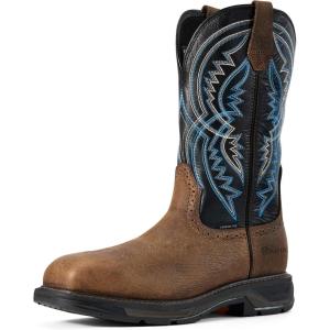 imageAriat Mens WorkHog XT Wide Square Toe Waterproof Carbon Toe Work BootEarthTwilight