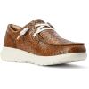 imageARIAT Womens Hilo LoaferBrown Floral Emboss