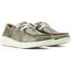 imageARIAT Womens Hilo LoaferVintage Turq Floral Emboss