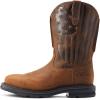 imageAriat Mens Sierra Shock Shield Patriot Steel Toe Work BootDistressed Brown