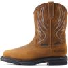imageAriat Mens Sierra Shock Shield Waterproof Steel Toe Work BootDistressed Brown