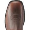 imageAriat Mens WorkHog Wide Square Toe Waterproof Steel Toe Work BootAged Bark