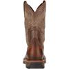 imageAriat Mens WorkHog Wide Square Toe Waterproof Steel Toe Work BootBrown Crocodile PrintDark Chocolate