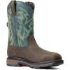 imageAriat Mens WorkHog XT BOA Waterproof Carbon Toe Work BootBruin BrownDark Forest