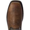 imageAriat Mens Workhog Wide Square Toe Csa Metguard Composite Toe Work BootRidge BrownMoss Green