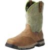 imageARIAT Mens Rebar Flex Western Waterproof Work Boot Rye BrownOlive Green 7