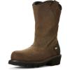 imageAriat Mens Powerline Pullon Waterproof 400g Composite Toe Work BootOiled Dark Brown