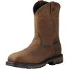 imageAriat Mens Workhog Wellington Waterproof Composite Toe Work BootDistressed Brown