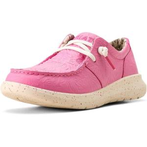 imageARIAT Womens Hilo LoaferHot Pink Floral Emboss