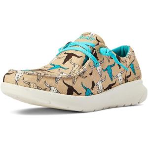 imageARIAT Womens Hilo LoaferMulti Steerhead Print