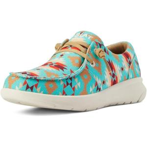 imageARIAT Womens Hilo LoaferTurquoise Saddle Blanket