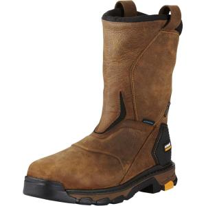 imageAriat Mens Intrepid Pullon Waterproof Composite Toe Work BootRye Brown