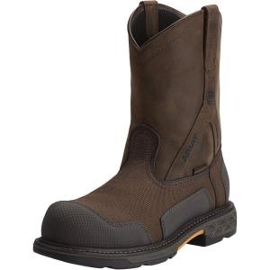 imageAriat Mens Overdrive Xtr Waterproof Composite Toe Work BootBrown WovenOily Distressed Brown