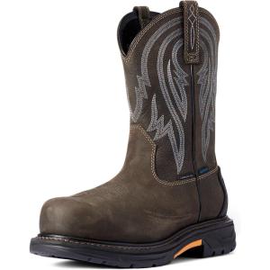 imageAriat Mens Workhog Xt Tumbleweed Waterproof Carbon Toe Work BootIron Coffee