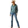 imageAriat Womens Tek Hoodie 12 Zip HoodieNorth Atlantic