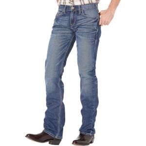 imageAriat Mens M7 Rocker Stretch Legacy 20 Stackable Straight Leg JeanSummit