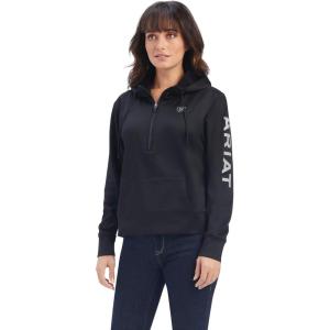 imageAriat Womens Tek Hoodie 12 Zip HoodieBlack