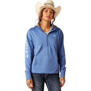 imageAriat Womens Tek Hoodie 12 Zip HoodieDutch Blue
