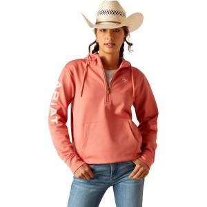 imageAriat Womens Tek Hoodie 12 Zip HoodieFaded Rose