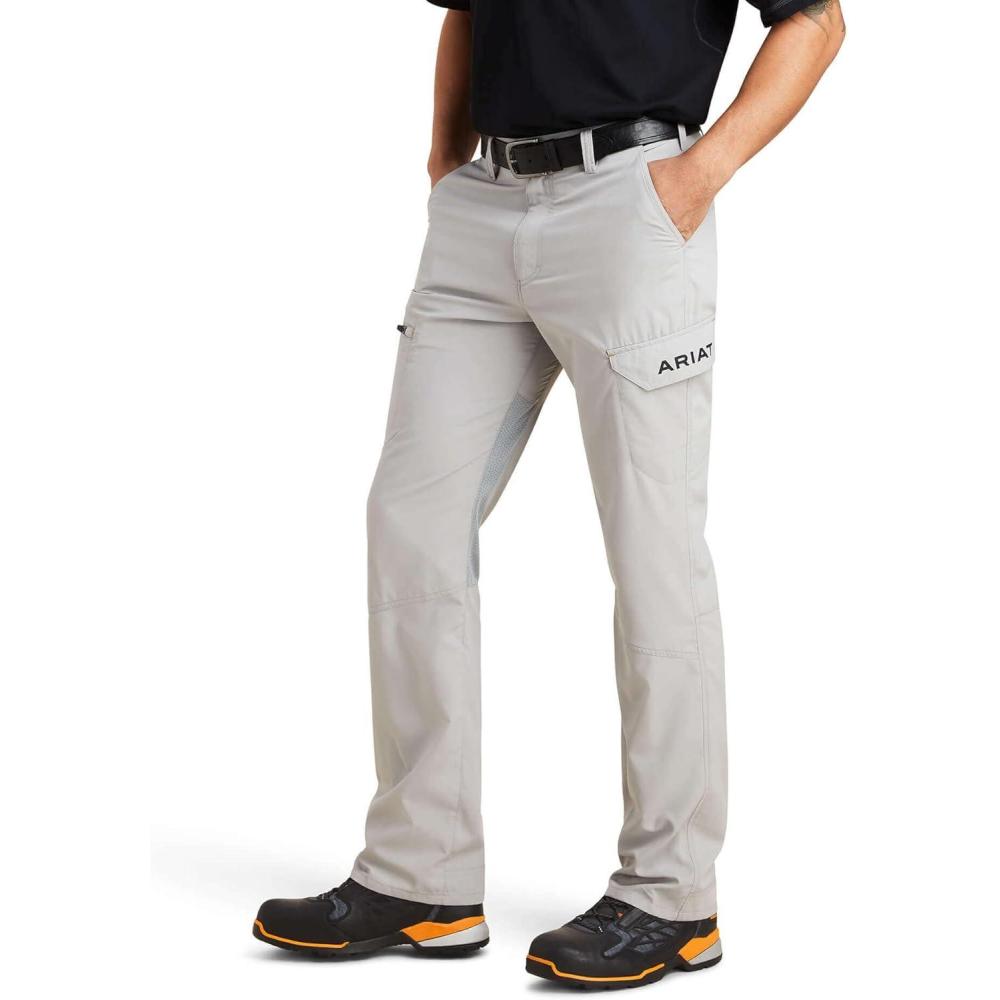 imageARIAT Mens Rebar M5 Straight Work Flow Ultralight Stackable Straight Leg PantAlloy
