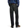 imageARIAT Rebar M4 Low Rise DuraStretch Boot Cut Jean  Mens Work JeansCobalt