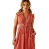 imageARIAT Womens Sunset State of Mind DressChili