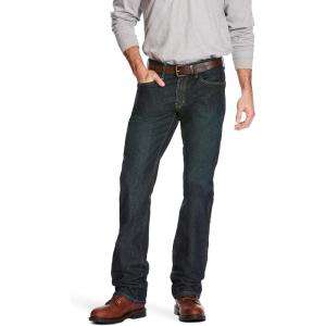 imageARIAT Rebar M4 Low Rise DuraStretch Boot Cut Jean  Mens Work JeansBlackstone