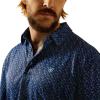 imageARIAT Mens All Over Print PoloBlue Depths