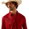 imageARIAT Mens All Over Print PoloHaute Red