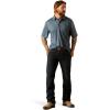 imageARIAT Mens All Over Print PoloNewsboy Blue