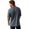 imageARIAT Mens All Over Print PoloNewsboy Blue