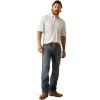 imageARIAT Mens All Over Print PoloWhite Geo