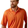 imageARIAT Mens Tek PoloCelosia Orange