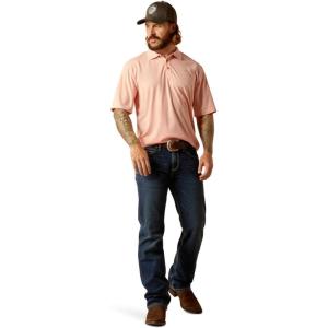 imageARIAT Mens Tek PoloApricot Blush