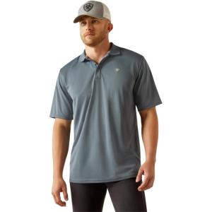 imageARIAT Mens Tek PoloNewsboy Blue